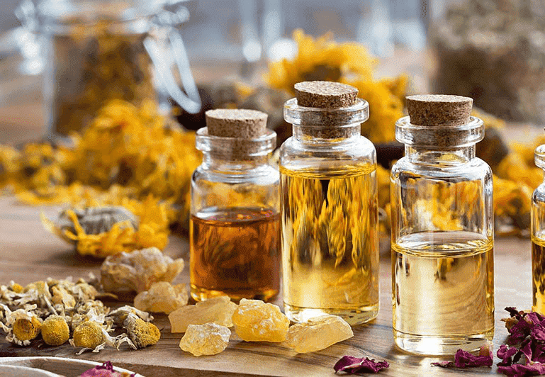 The use of essential diffuser oils
